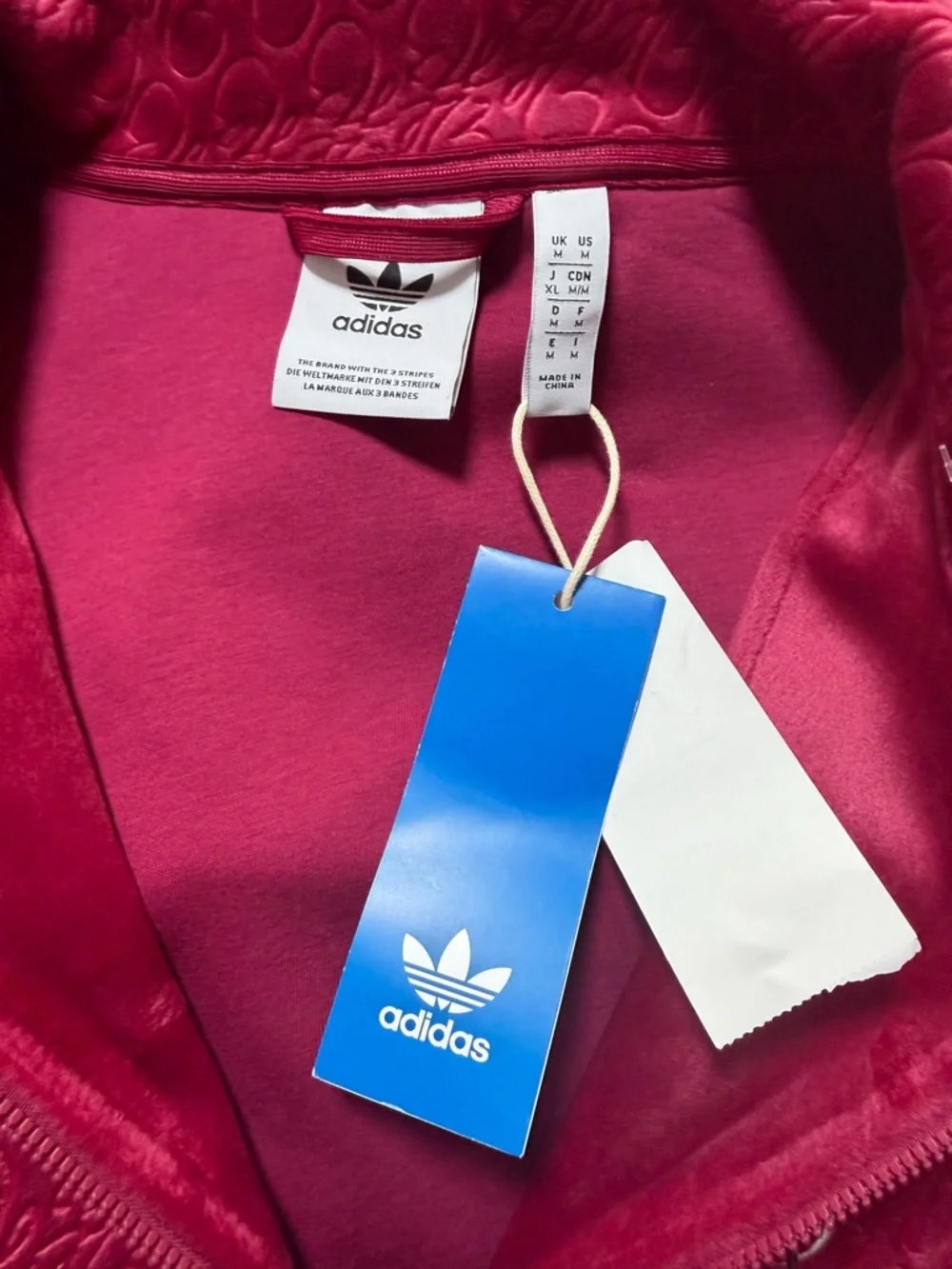 Men's legacy burgundy Adidas Jude Bellingham velour M